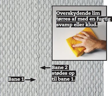 Blænde dør: Stød næste bane op til den første. Blænde dør: Stød næste bane op til den første.